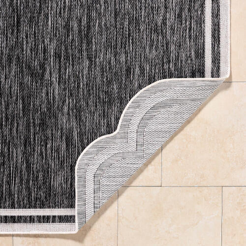 Miami Beach Rug 2309 | Black / Cream