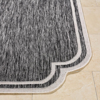 Miami Beach Rug 2309 | Black / Cream