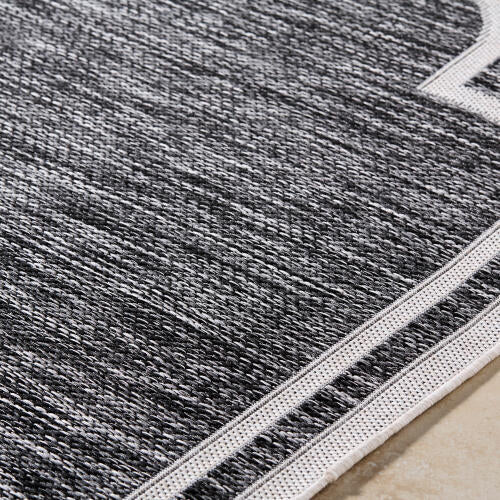 Miami Beach Rug 2309 | Black / Cream