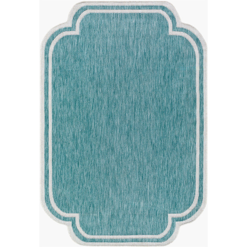 Miami Beach Rug 2311 | Aqua / Cream
