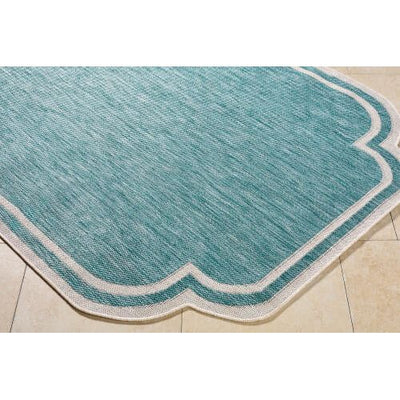 Miami Beach Rug 2311 | Aqua / Cream