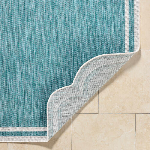 Miami Beach Rug 2311 | Aqua / Cream