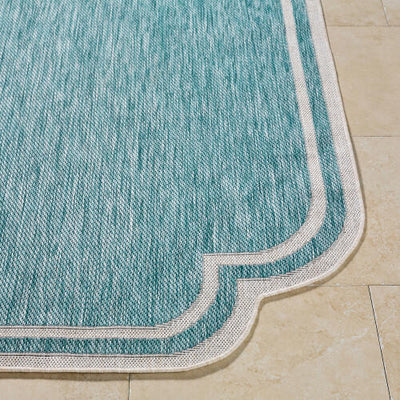Miami Beach Rug 2311 | Aqua / Cream