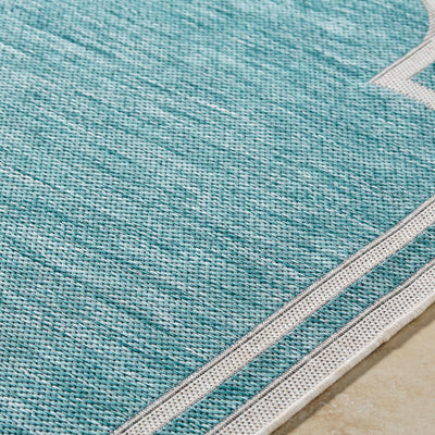Miami Beach Rug 2311 | Aqua / Cream