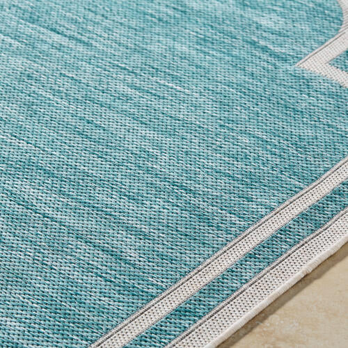 Miami Beach Rug 2311 | Aqua / Cream