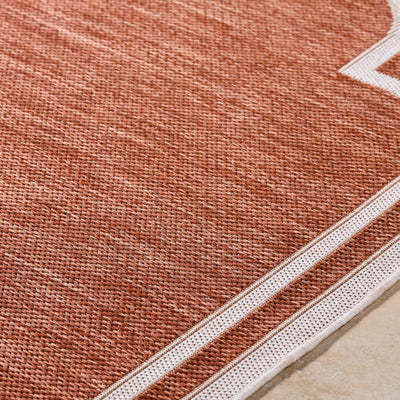 Miami Beach Rug 2313 | Burnt Orange / Cream