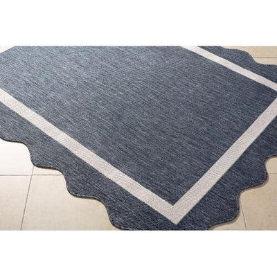 Miami Beach Rug 2320 | Dark Blue / Cream
