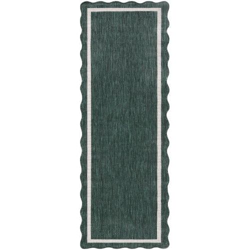 Miami Beach Rug 02 |Dark Green/Cream – Modern Komfort