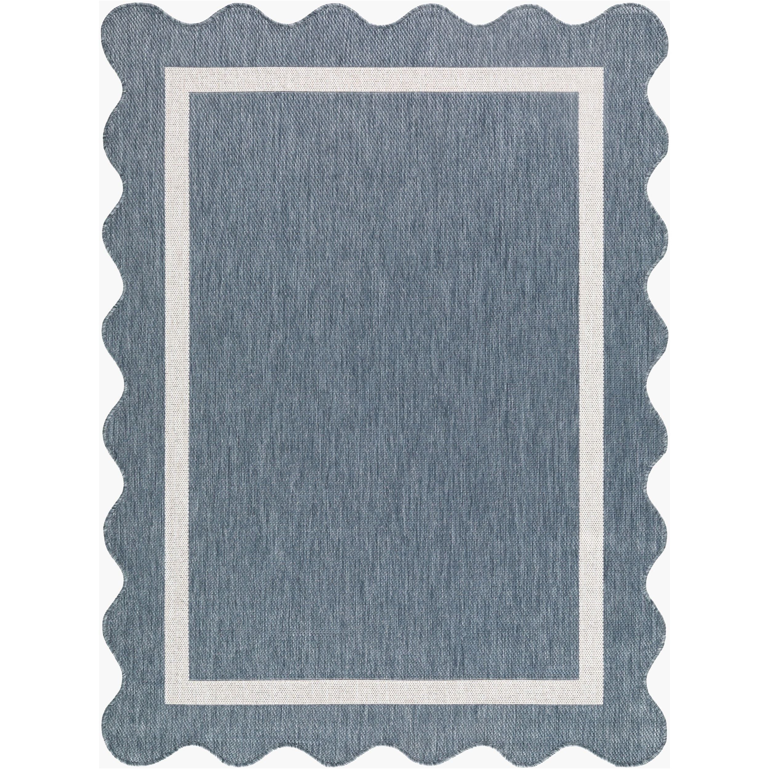 Miami Beach Rug 02 | Blue/Cream – Modern Komfort