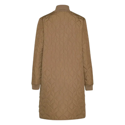 Padded Quilt Coat | Mocca