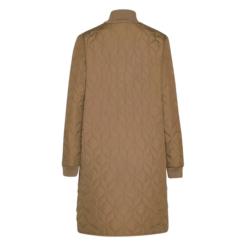 Padded Quilt Coat | Mocca