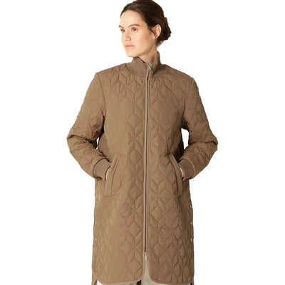 Padded Quilt Coat | Mocca