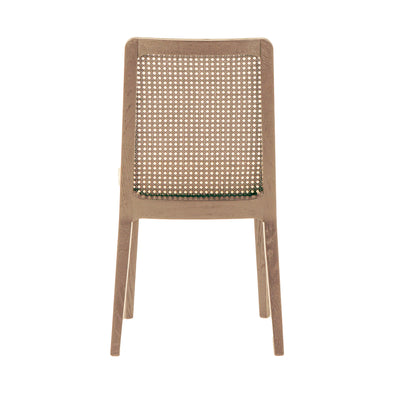 Cane Dining Chair Oyster Linen | Natural (Set of 2)