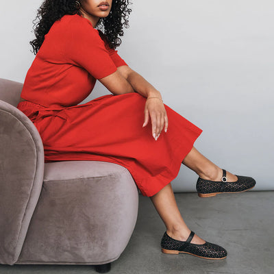 The Modern-Day Mary Jane | Black Perforated