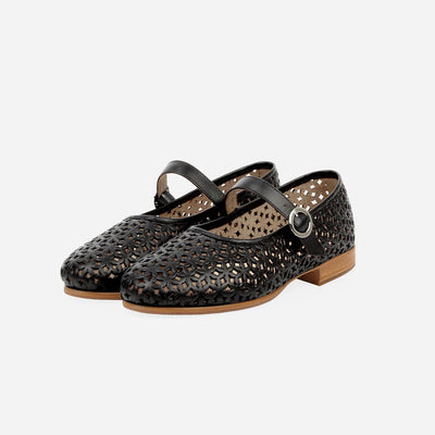 The Modern-Day Mary Jane | Black Perforated