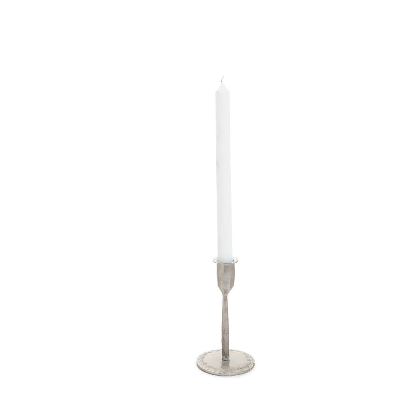 Nickel Candle Holder