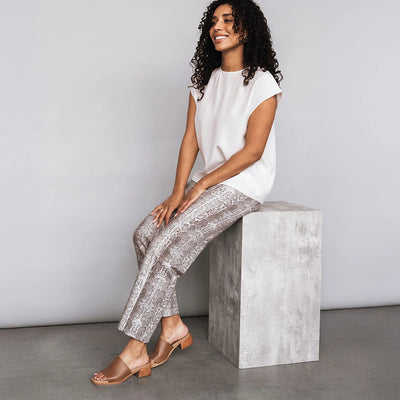 The Spritz Heeled Sandal | Praline