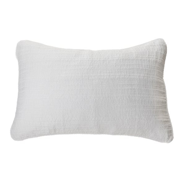 White Stitched Pillow Shams
