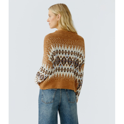 The Ana Sweater | Camel / Cream