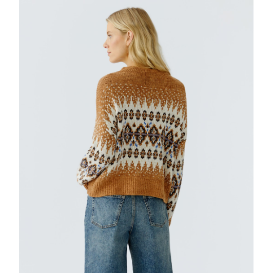 The Ana Sweater | Camel / Cream