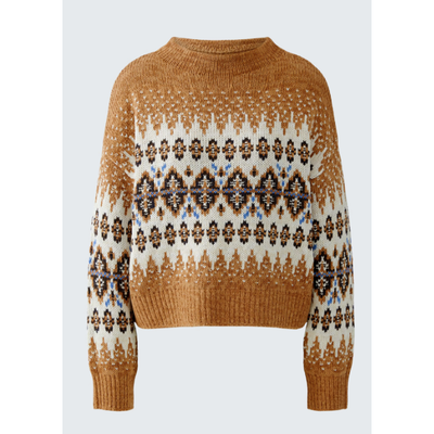 The Ana Sweater | Camel / Cream