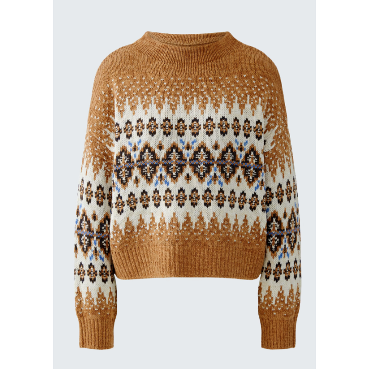 The Ana Sweater | Camel / Cream