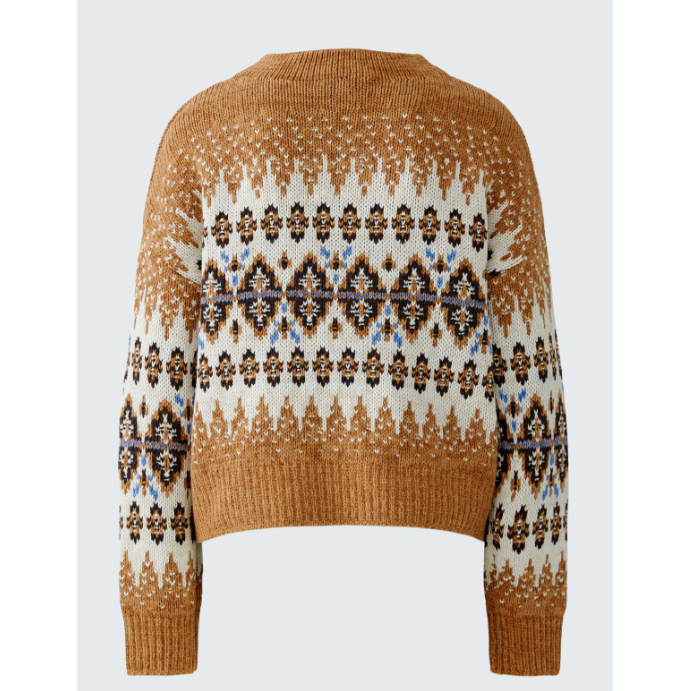 The Ana Sweater | Camel / Cream