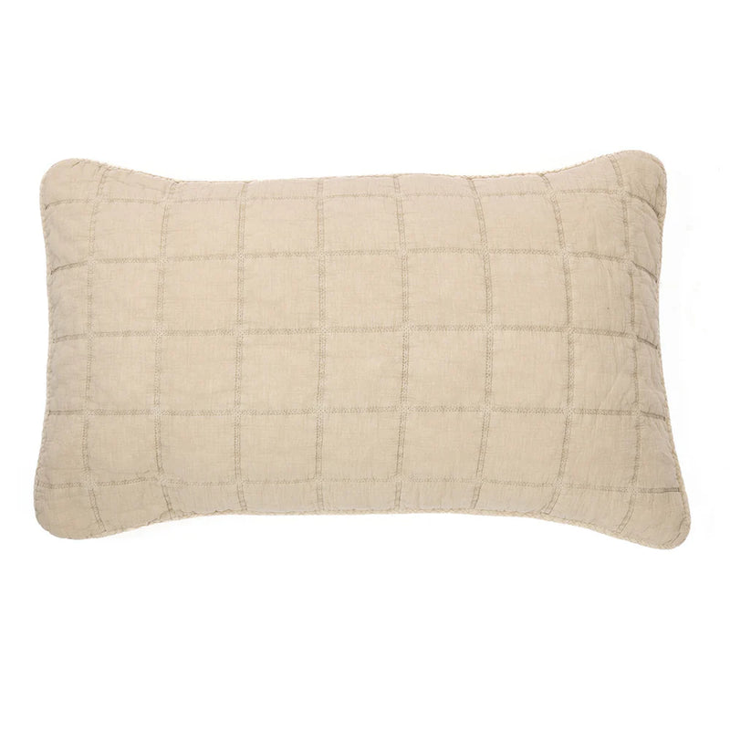 Tides Pillow Sham | Natural