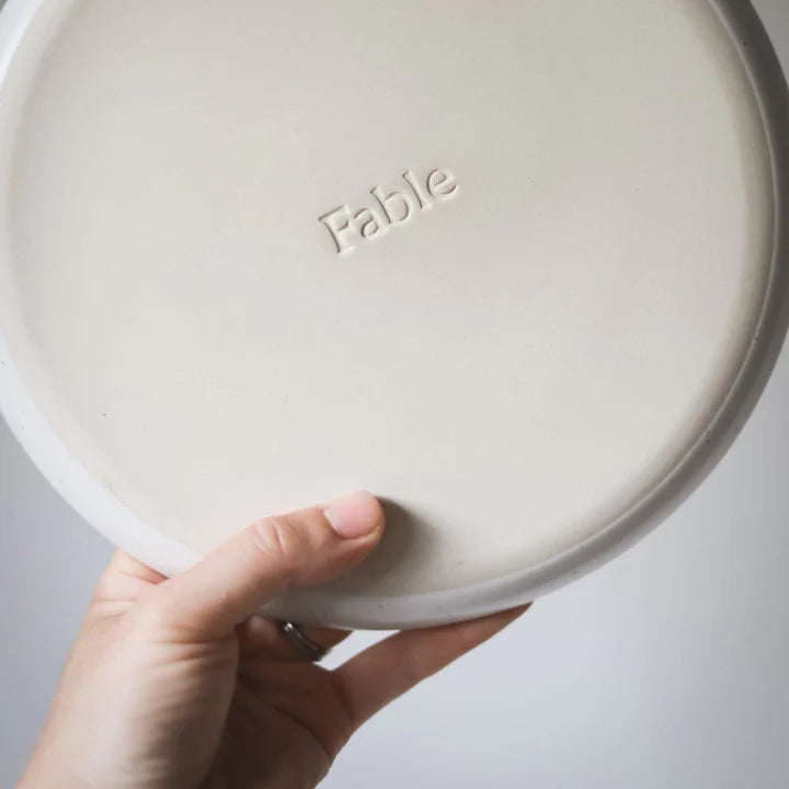 Fable Dessert Plates | Speckled White