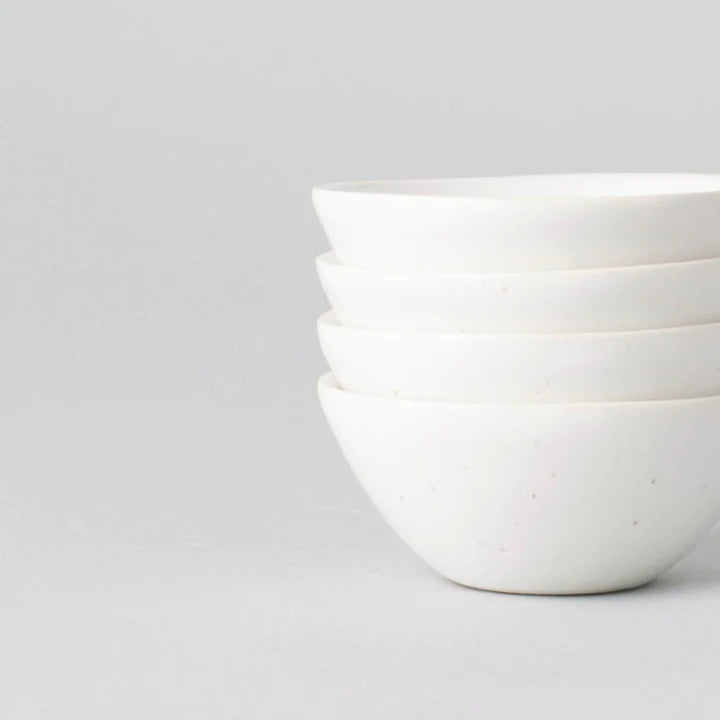 Fable Little Bowls | Speckled White