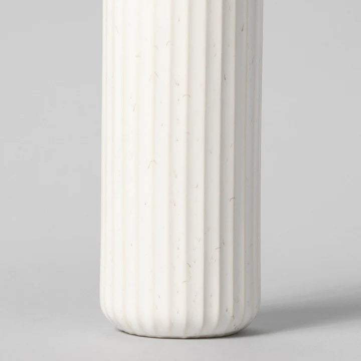 Fable Tall Bud Vase | Speckled White