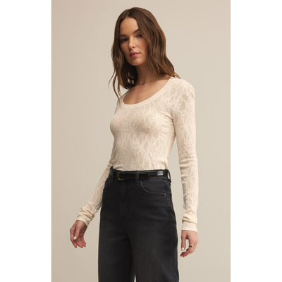 Tibi Mesh Sweater | Crystal