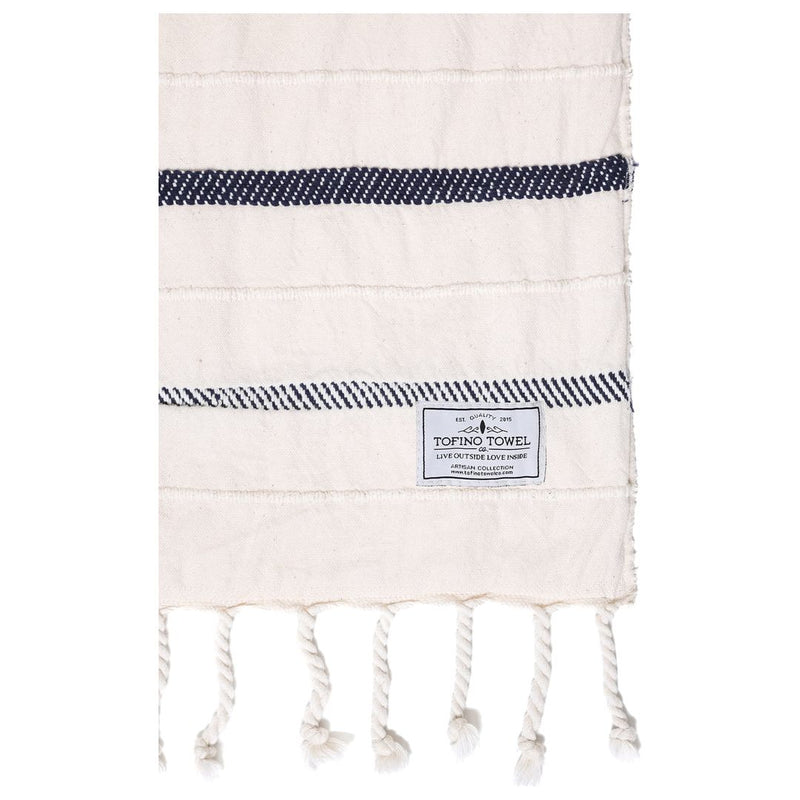 The Camden Fleece Throw  | Navy Stripe