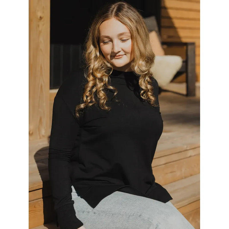 Wheat Sweater | Black