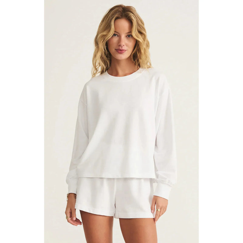 Ellis Sweatshirt | White