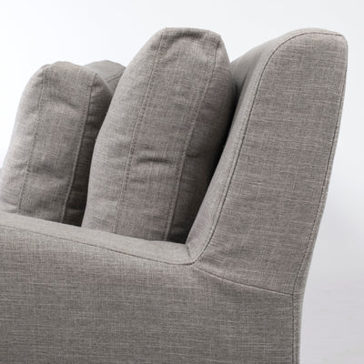 Dallas Lounge Chair | Flint Grey