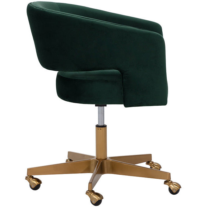 Claren Office Chair | Deep Green Sky
