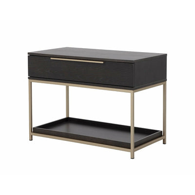 Rebely Nightstand | Large Charcoal Grey