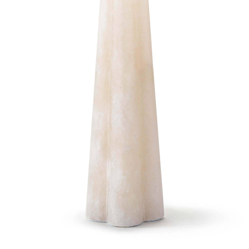 Quatrefoil Alabaster Table Lamp - Small