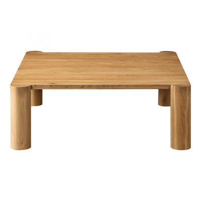 Simple Oak Coffee Table | White