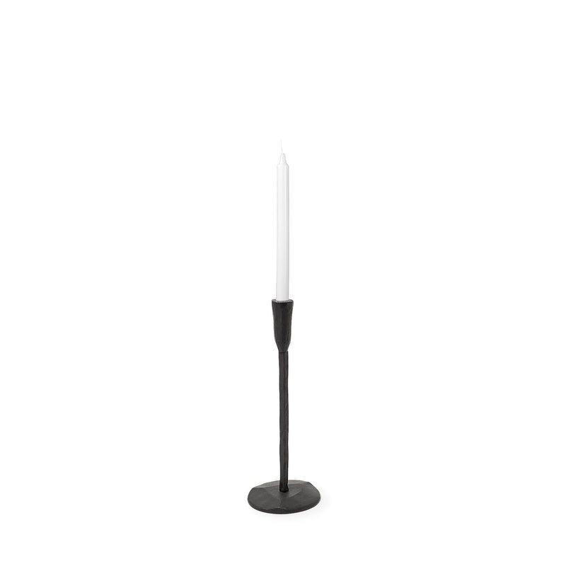 Lennon Black Metal Candle Holder | Small