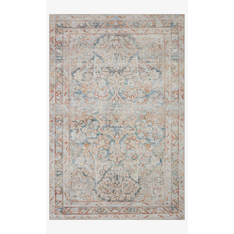 Lenna Rug 02 | Magnolia Home by Joanna Gaines x Loloi | Ocean / Apricot