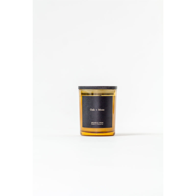 Amber Series Soy Wax Candles | Oak + Moss