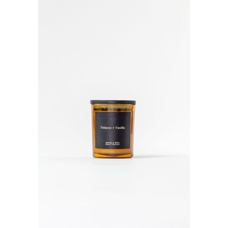 Amber Series Soy Wax Candles | Tobacco + Vanilla