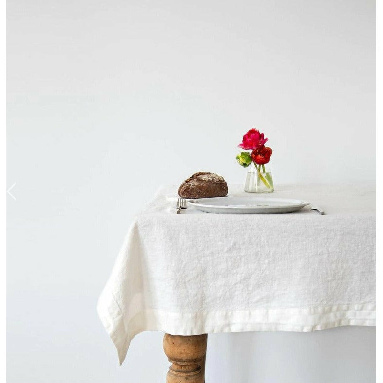 Linen Tablecloth | White