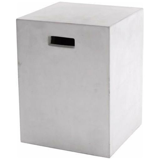 Cayman Outdoor End Table | White