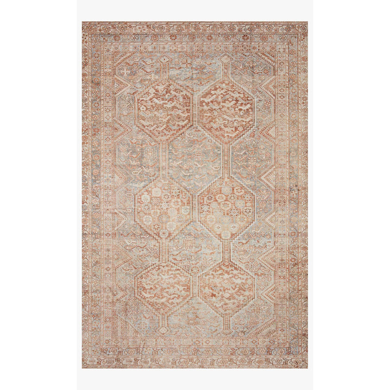 Jules Rug 04 | Chris Loves Julia x Loloi | Tangerine / Mist