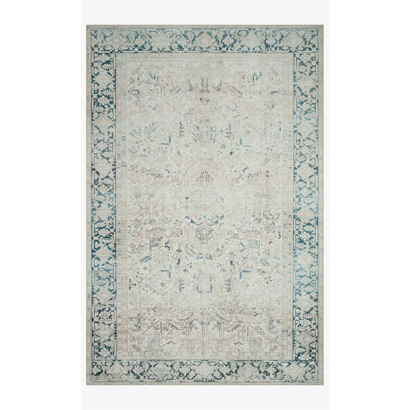 Lenna Rug 06 | Magnolia Home by Joanna Gaines x Loloi | Natural / Denim