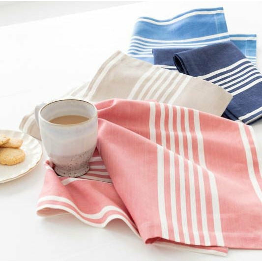 Tea Towel | Bistro Stripe Indigo