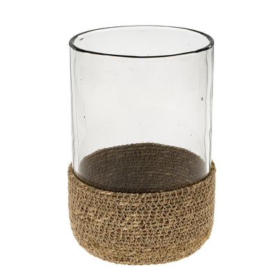 Jute Weave Candle Holder
